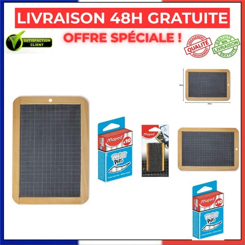 Ardoise noire maped pierre - noire,