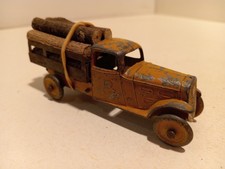 Autajon Roustan F Peugeot 301 plomb jaune betaillere porte bois tole verte 1/50 