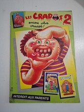 TRES RARE ALBUM LES CRADOS 2  ( 160 VIGNETTES  COLLEES ) Avec  BON DE COMMANDE