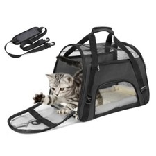 Sac caisse de Transport Chat animaux de compagnie 53*26*30 cm Respirant Pliable