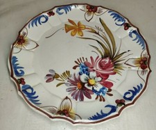 Ancienne assiette Italy Nove Bassano XX ème siècle Vintage D 27 cm collection