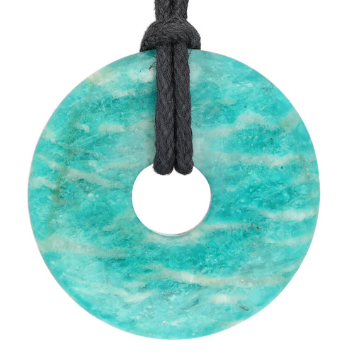 Donut amazonite mm - en, 30
