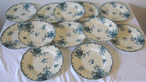 Assiettes plates dessert - 12,