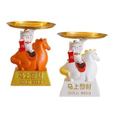 Plateau décoratif en forme de