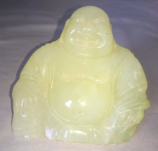 ANCIENNE BELLE GRANDE STATUETTE STATUE BOUDDHA EN DE JADE 1970-1980  fait main
