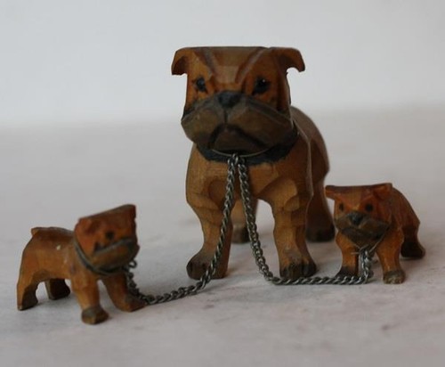 Boston terrier dog figurines - boston,
