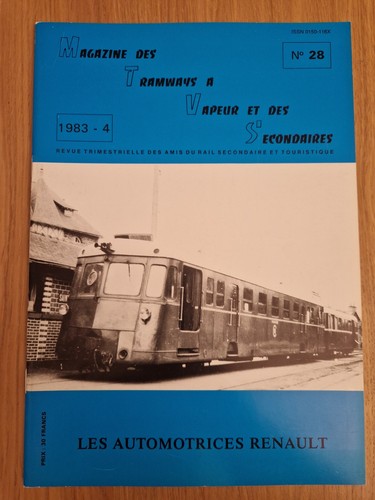 Magazine tramways vapeur et - magazine,