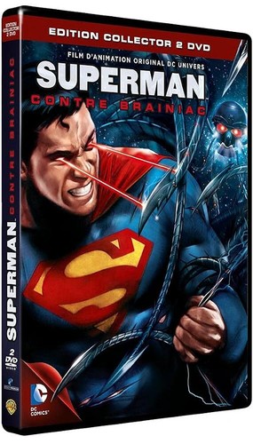 Superman contre brainiac dvd - superman,