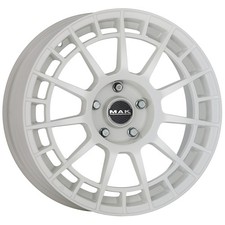 JANTES ROUES MAK NTT POUR PEUGEOT 407 7X17 5X108 GLOSS WHITE LDH