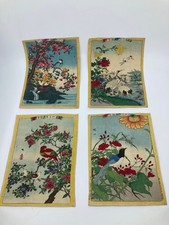 Lot de 4 estampes japonaises