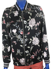 Divided H&M Veste basketball Fleuri Occasion Jacket Sport Dame Manche Longue T34