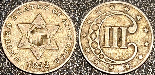 états unis cents 1852 - -, 3