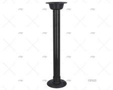 PIED TABLE AVEC BASE FLUSH HAUTEUR 700MM ALU NOIR