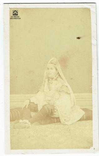 Cdv algerie 1870 type femme - 1870,