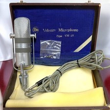 Microphone à ruban AIWA VM-15 VELOCITY MICROPHONE 600Ω/50kΩ avec étui