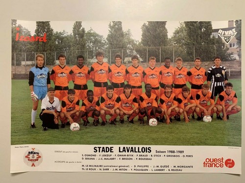 Poster equipe stade lavallois - equipe,