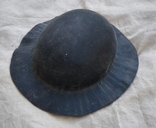 Chapeau mineur cuir bouilli - cuir,