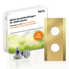 beos® 30x Titan lames de rechange pour Worx, LandXcape, Einhell, Kress