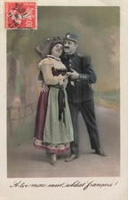 CP A TOI MON COEUR SOLDAT FRANCAIS - ALSACIENNE MILITAIRE - 63789