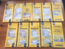 LOT DE 11 CARTES ROUTIERES DE