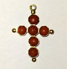 Croix pendentif en or 18