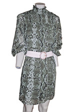 "H&M" ROBE TUNIQUE EN VOILE DOUBLE T. 38/40