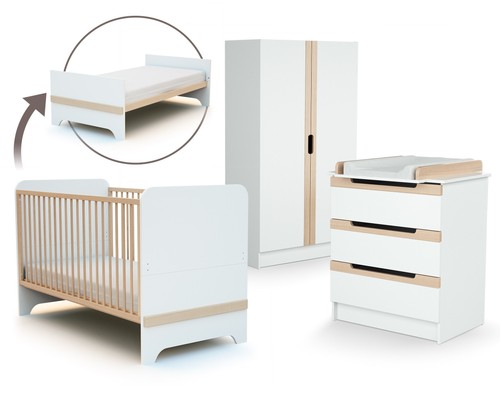 Chambre bébé lit commode - chambre,