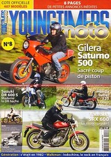 YOUNGTIMERS MOTO  8 YAMAHA SRX 600 SUZUKI DR 650 HONDA CA 125 Rebel GITANE TESTI
