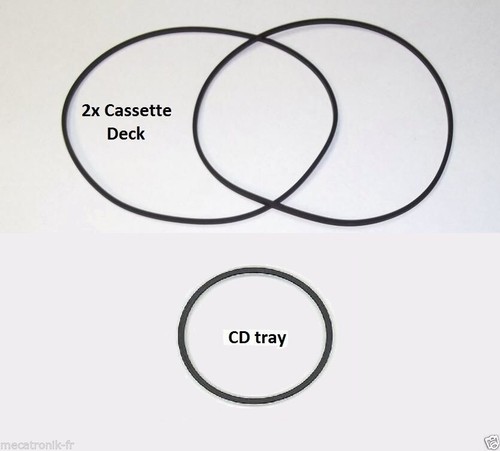 Kit courroies 2k7 pour - cd,