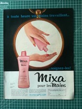 tf616 belle PUBLICITE ANCIENNE 1950 crème pour les mains Mixa