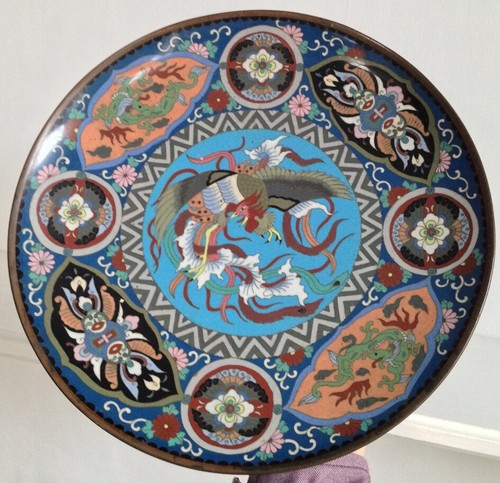 Beau plat rond art asie - rond,