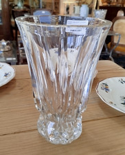 Ancien VASE SAINT LOUIS Cristal CRITALLERIE Decoration Sculpte 19MAG 17/08