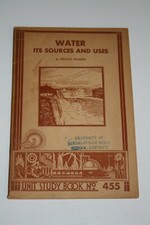 1935 Publication Water Its