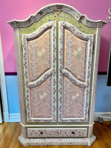 Lily mosaic armoire - lily,