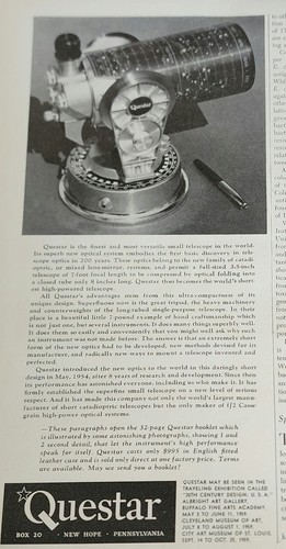 Questar telescope magazine - telescope, ad
