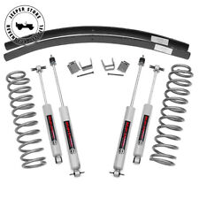 Kit réhausse +3" (+7.62cm) Rough Country avec Add Leaf pour Jeep Cherokee XJ