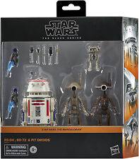 Star Wars : The Mandalorian - Black Series - Pack 4 figurines R5-D4, BD-72 & Pit