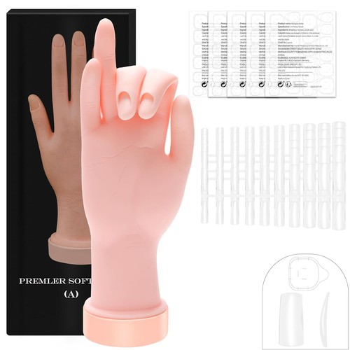 Mano practica para uñas - para,