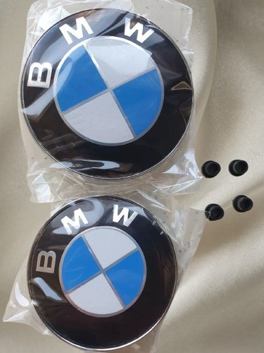 Bmw insigne logo capot - 2x,