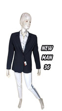 Valeur 165 euros New Man Taille 36 NEUF  veste blazer tailleur femme gris bleu