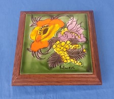 Ancien Dessous Plat Faïence