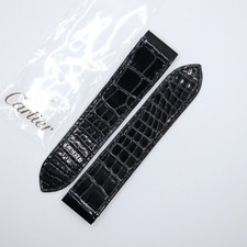 Bracelet alligator noir - en,