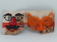 JOUET DE BAZAR ANCIEN PLASTIQUE MASQUES DU CARNAVAL DE RIO