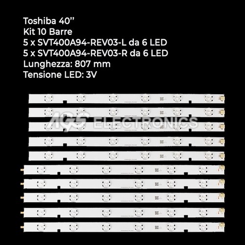 Kit barres bandes - kit, led