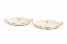 6 Assiettes Sèvres Monogramme