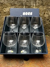 6 verres en cristal de Bohême