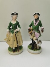 Couple Chasseur Porcelaine, Figurine, Collection, 