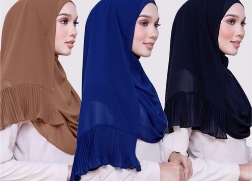Crinkle long hijab - long,