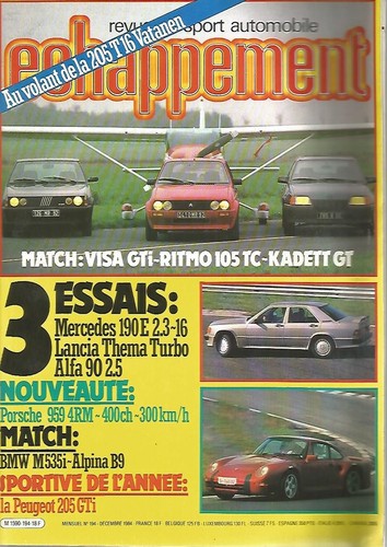 Echappement 194 visa gti - n°194,