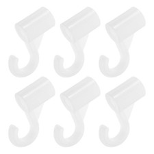  6 Pcs Tringle À Suspendre Pour Armoire Supports De Garde-robe Tringles Rideaux